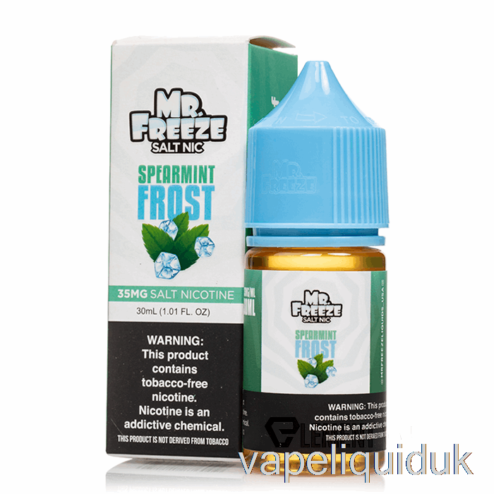 Spearmint Frost - Mr Freeze Salts - 30mL 50mg Vape Juice